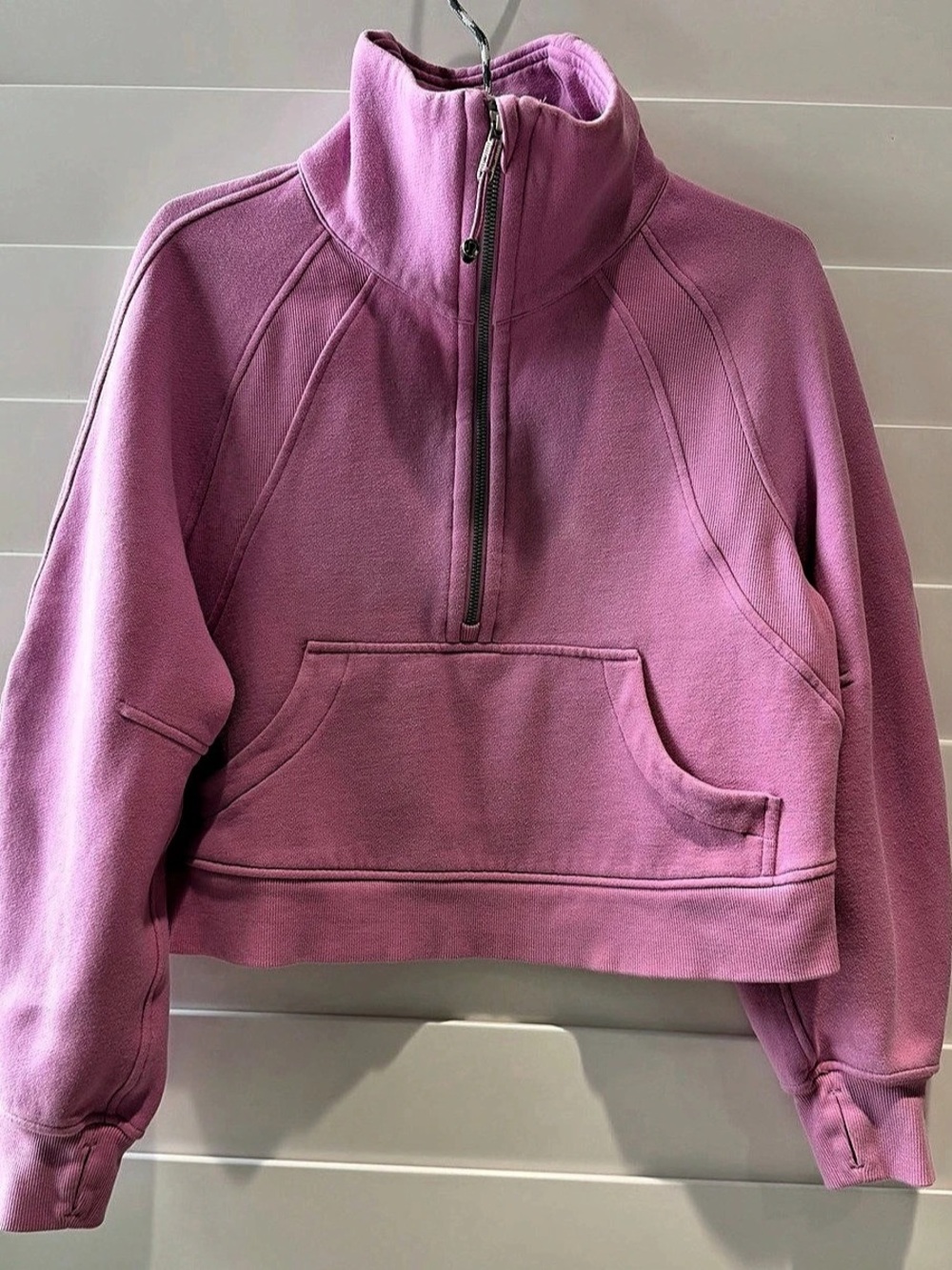 lululemon Scuba Oversized Half-Zip Hoodie Pink, size Small